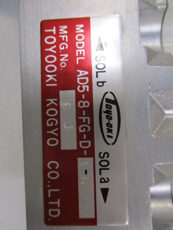 TOYOOKI AD5-8-FG-D-1-N (AS PICTURED)  UNMP