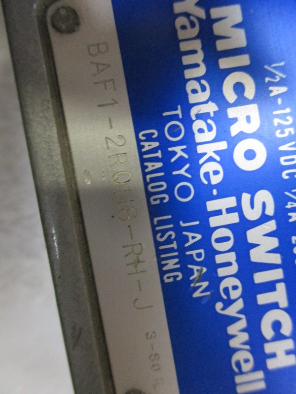 MICRO SWITCH BAF1-2RQN8-RH-J (GREY)  UNMP