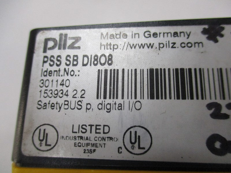 PILZ PSSSBDI8O8  UNMP