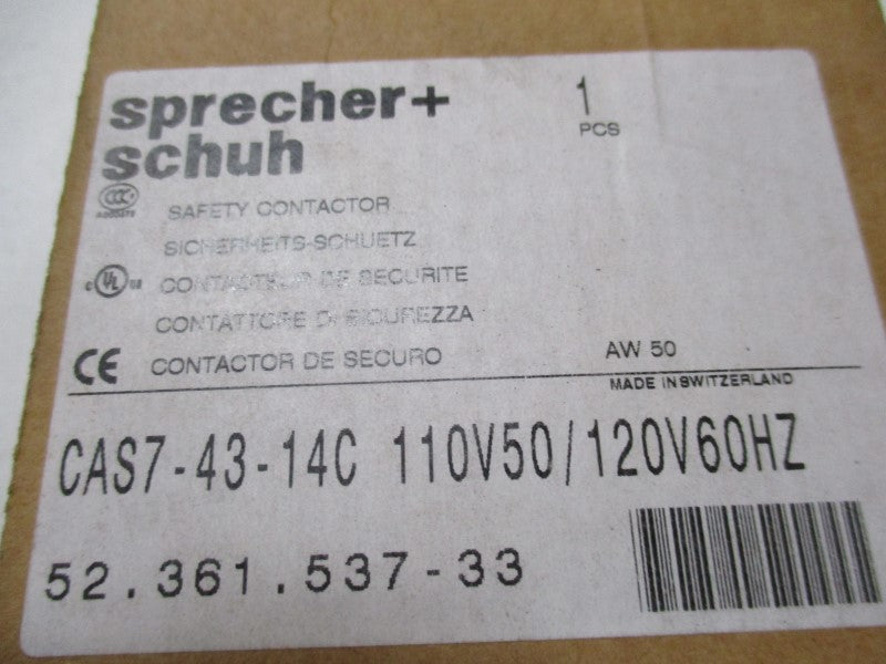 SPRECHER + SCHUH CAS7-43-14C 110/120V  NSMP