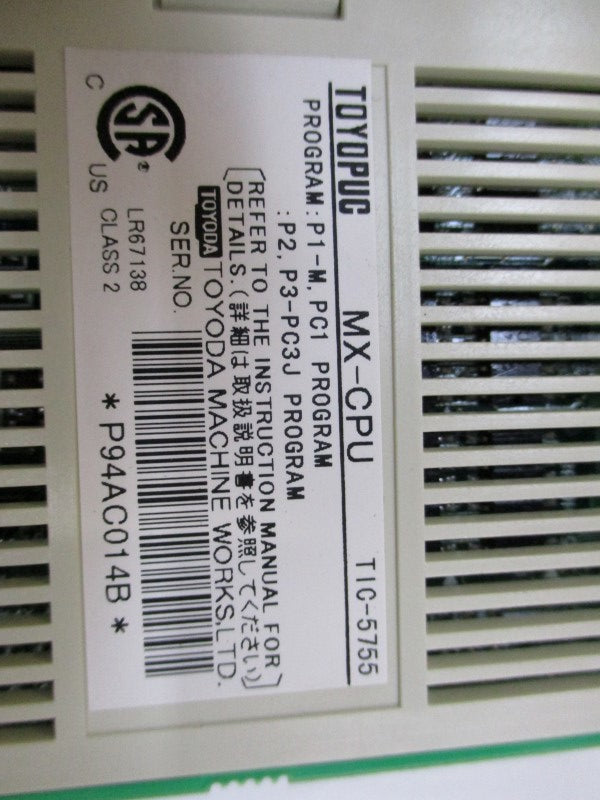 TOYOPUC TIC-5755 MX-CPU  NSMP