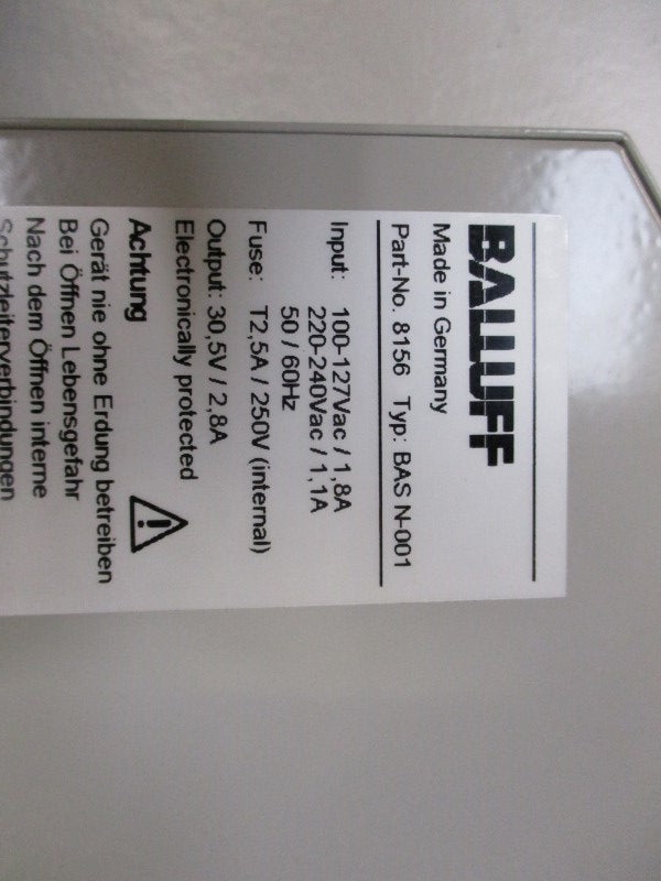 BALLUFF BASN-001 8156  NSMP