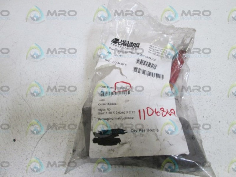 LOT OF 6 HELWIG CARBON BRUSH 1106869 NSNP IN BAG