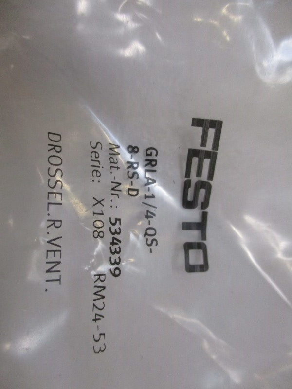 FESTO GRLA-1/4-QS-8-RS-D  NSMP