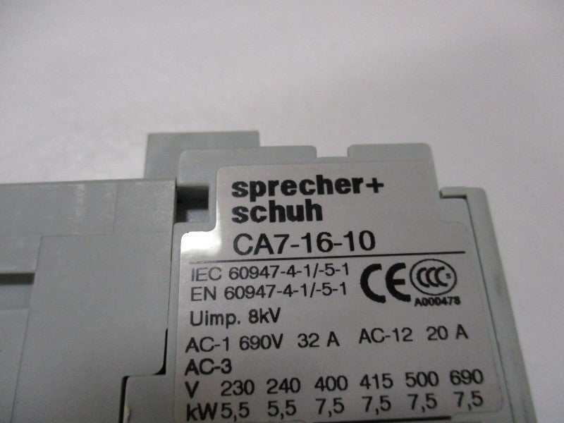 SPRECHER+SCHUH CA7-16-10-400 400-415V  NSMP