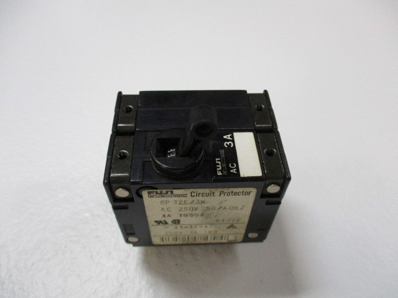 FUJI ELECTRIC CP32E/3W CIRCUIT BREAKER 3A 250VAC  NSNP