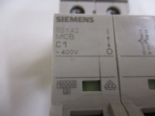 SIEMENS 5SY4201-7 CIRCUIT BREAKER 1A 400V  NSMP