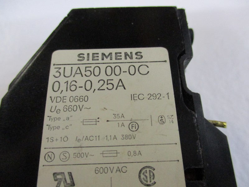 SIEMENS 3UA5000-0C  UNMP
