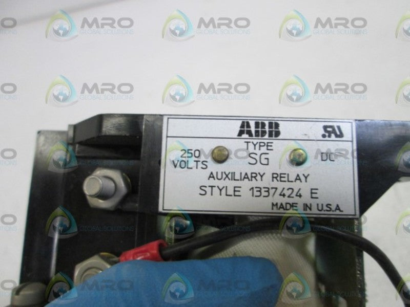 ABB AUXILIARY RELAY SG  NSNP