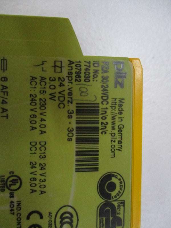 PILZ PZA-30/24VDC-1N/O-2N/C  NSMP