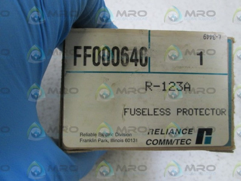 RELIANCE ELECTRIC FUSELESS PROTECTOR R-123A NSMP