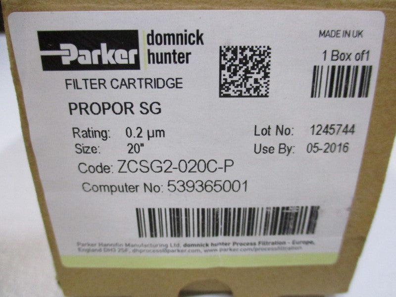 PARKER ZCSG2-020C-P  NSMP