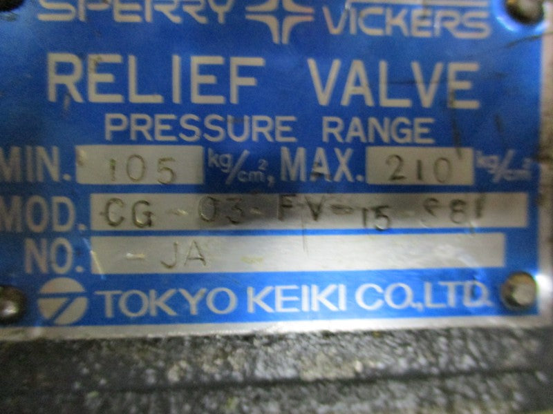 VICKERS CG-03-FV-15-S81  NSNP