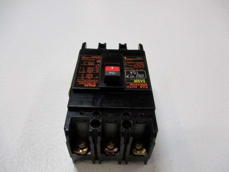 FUJI ELECTRIC SA33B BB3ASB-015 CIRCUIT BREAKER 15A 220VAC  NSNP