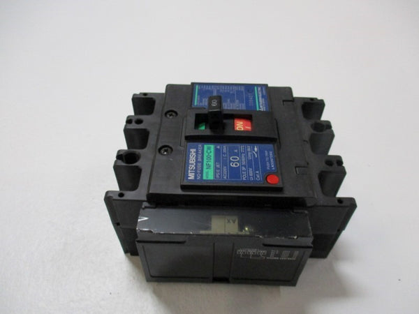 MTISUBISHI NF100-CW CIRCUIT BREAKER 60A 220VAC  UNMP