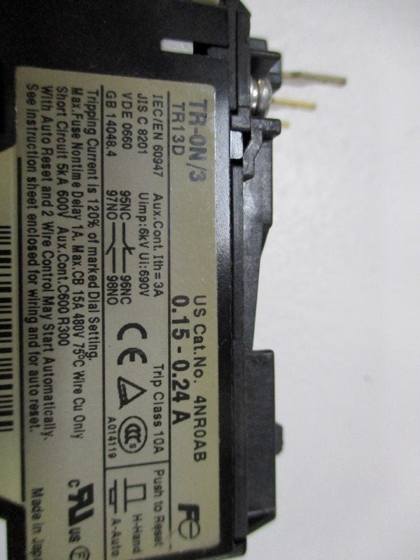 FUJI ELECTRIC TR-0N/3-0.15-0.24  UNMP