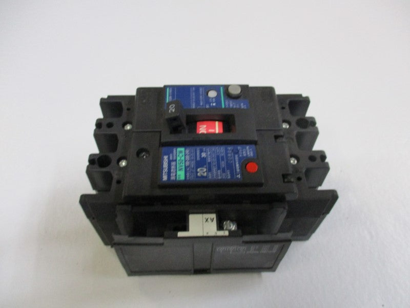 MITSUBISHI NV50-CW CIRCUIT BRAEKER 20A 100-200-240V  NSNP