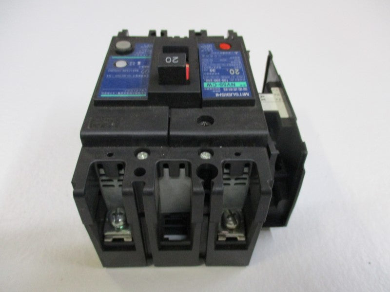 MITSUBISHI NV50-CW CIRCUIT BRAEKER 20A 100-200-240V  NSNP