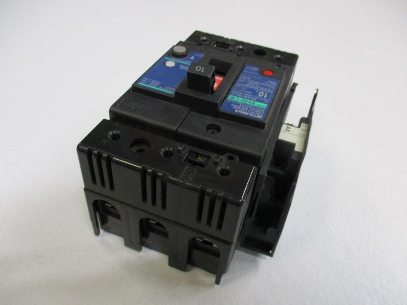 MITSUBISHI NV50-CW CIRCUIT BREAKER 10A 120-240-415VAC  NSNP