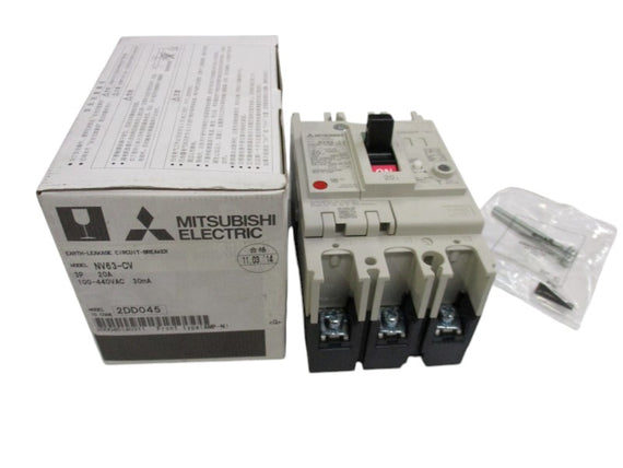 MITSUBISHI NV63-CV CIRCUIT BREAKER 20A 100-440VAC  NSMP