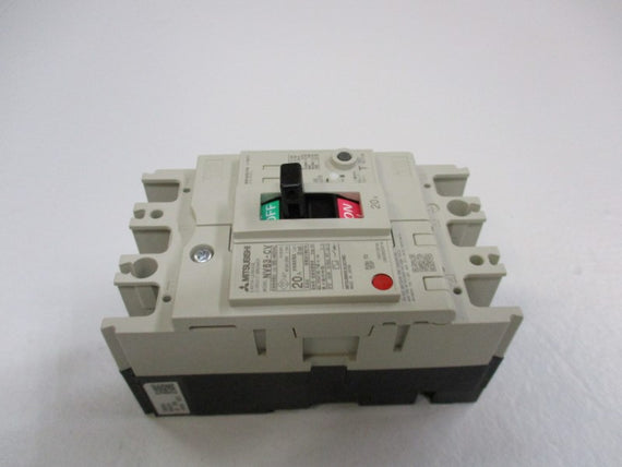 MITSUBISHI NV63-CV CIRCUIT BREAKER 20A 100-440VAC  NSMP