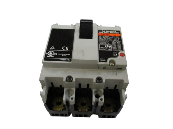 FUJI ELECTRIC SA53RC-CE CIRCUIT BREAKER 20A 220VAC  NSNP