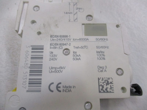 SCHNEIDER A9F44104 CIRCUIT BREAKER 4A 240/415V  NSNP