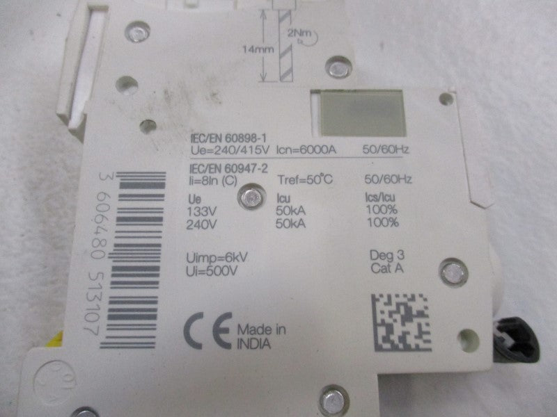 SCHNEIDER A9F44104 CIRCUIT BREAKER 4A 240/415V  NSNP