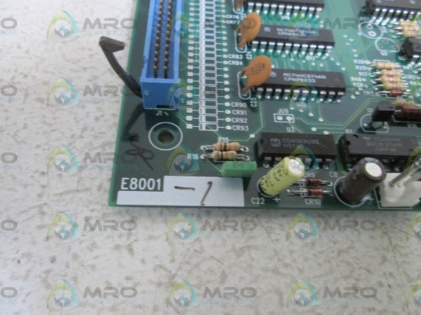 TELEMOTIVE PC BOARD E8001-1 UNMP