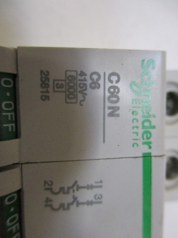 SCHNEIDER 25815 CIRCUIT BREAKER 6A 415V  NSNP