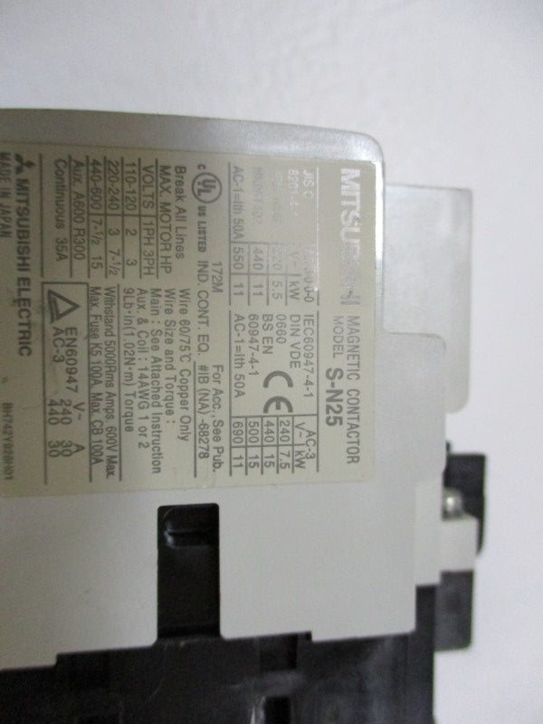 FUJI ELECTRIC S-N25 200V  UNMP