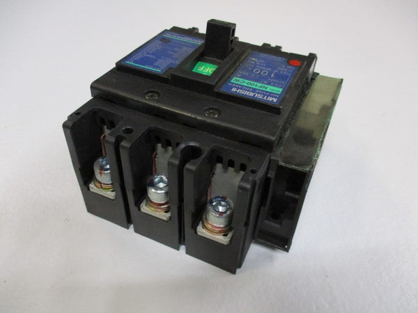 MITSUBISHI NF100-CW CIRCUIT BREAKER 100A 220VAC (AS PICTURED)  NSNP
