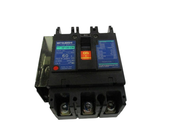 MITSUBISHI NF100-CW CIRCUIT BREAKER 60A 220VAC  NSNP