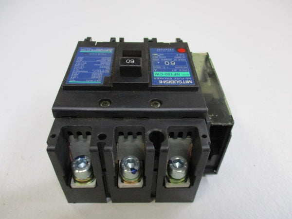 MITSUBISHI NF100-CW CIRCUIT BREAKER 60A 220VAC  NSNP