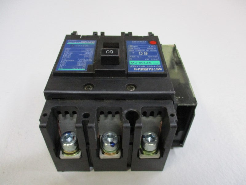 MITSUBISHI NF100-CW CIRCUIT BREAKER 60A 220VAC  NSNP