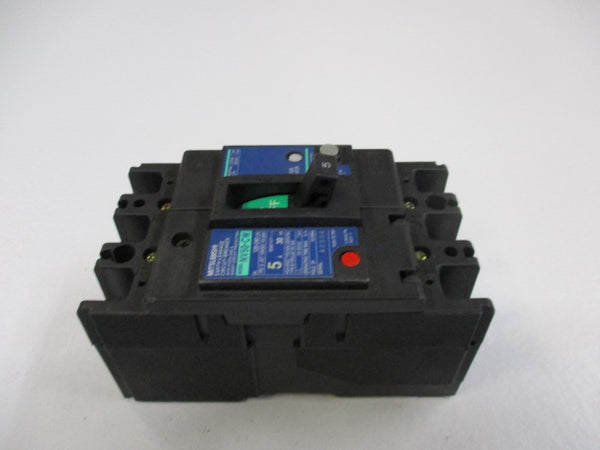 MITSUBISHI NV50-CW CIRCUIT BREAKER 5A 120-240VAC  NSNP