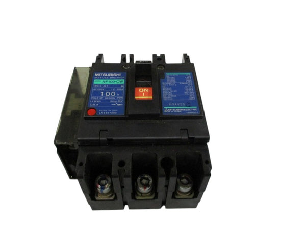 MITSUBISHI NF100-CW CIRCUIT BREAKER 100A 220VAC  NSNP