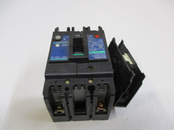 MITSUBISHI NV50-CW CIRCUIT BREAKER 20A 120-240VAC  UNMP
