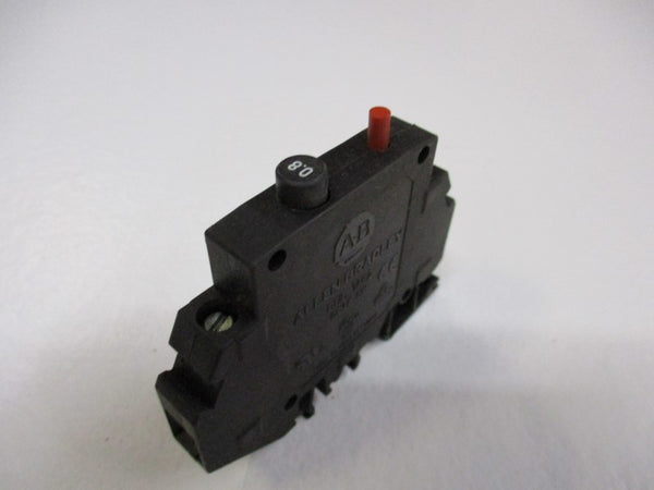 ALLEN BRADLEY 1492-GH008 CIRCUIT BREAKER SER. B 0.80A  UNMP
