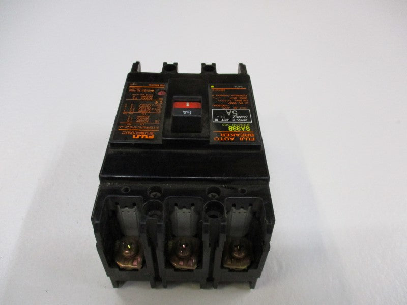FUJI ELECTRIC SA33B BB3ASB-005 CIRCUIT BREAKER 5A 220VAC  UNMP
