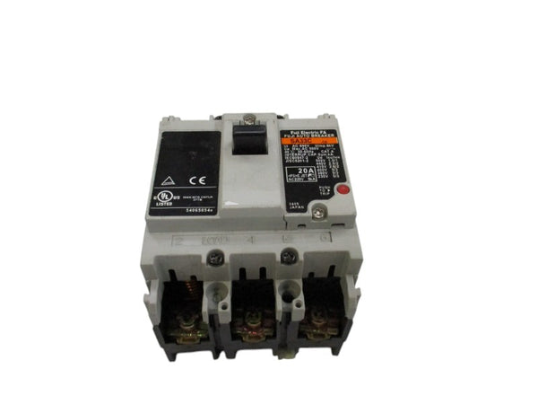 FUJI ELECTRIC SA33C-CE CIRCUIT BREAKER 20A 220VAC  UNMP