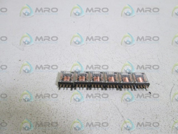 LOT OF 6 AROMAT RELAY NC2D-DC12V NSNP
