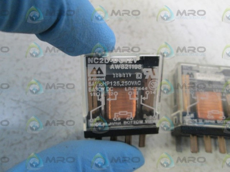 LOT OF 6 AROMAT RELAY NC2D-DC12V NSNP