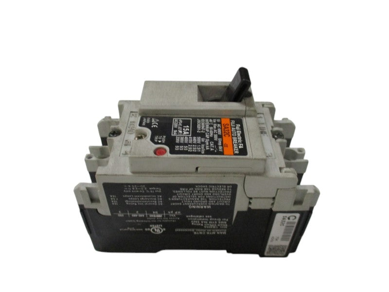 FUJI ELECTRIC SA32AC-CE CIRCUIT BRAEKER 15A 220VAC  UNMP