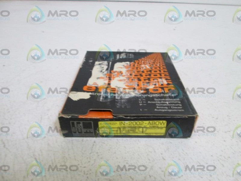IFM EFECTOR IN-2002-ABOW INDUCTIVE PROXIMITY SENSOR NSMP