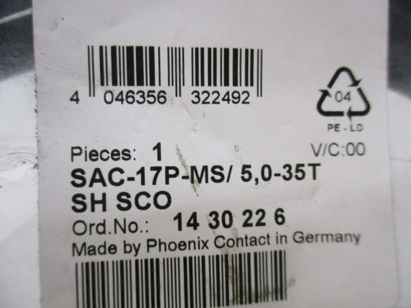 PHOENIX CONTACT SAC-17P-MS/5,0-35TSHSCO  NSMP