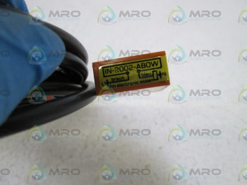 IFM EFECTOR IN-2002-ABOW INDUCTIVE PROXIMITY SENSOR NSMP
