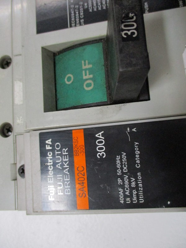 FUJI ELECTRIC SA402C BB2KSC-300 CIRCUIT BREAKER 300A 690V  UNMP