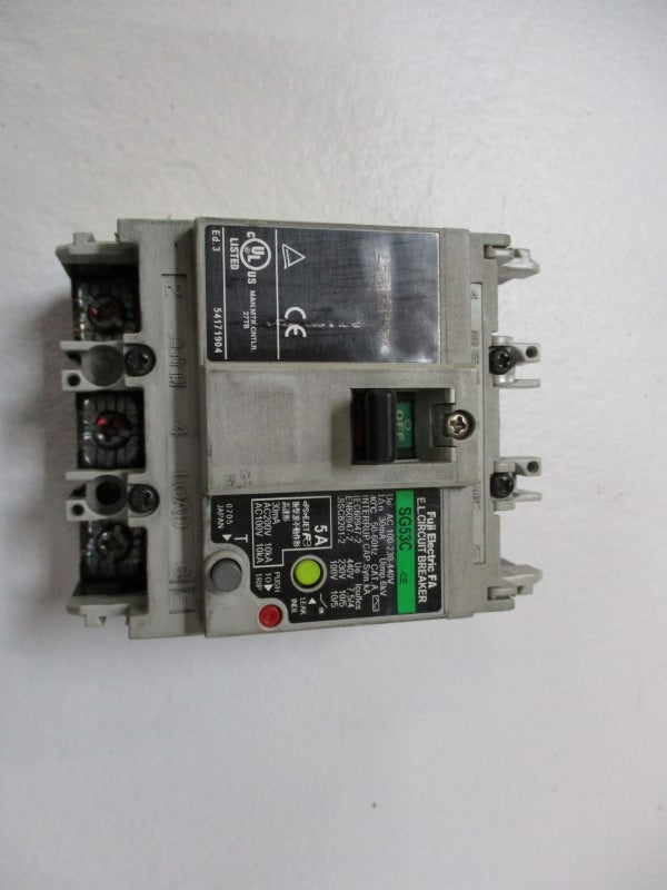 FUJI ELECTRIC SG53C-CE CIRCUIT BRAEKER 5A 200VAC  UNMP