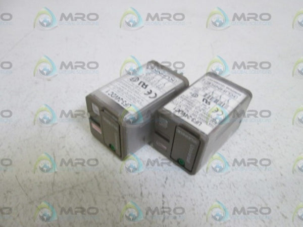 LOT OF 2 KUHNKE RELAY 10AMP 250VAC UF3-24VDC1 UNMP